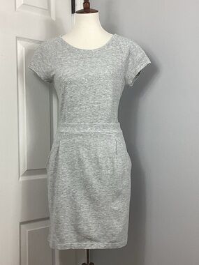 GAP Grey  Fleece Sweatshirt Dress